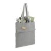 Recycled Cotton Herringbone Tote w/Zip Pocket