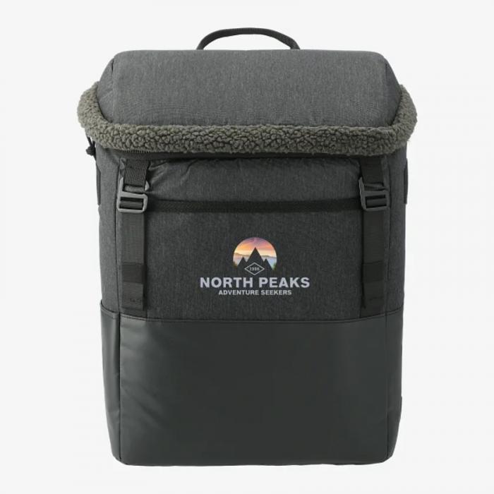 Fireside Eco 12 Can Backpack Cooler - Charcoal