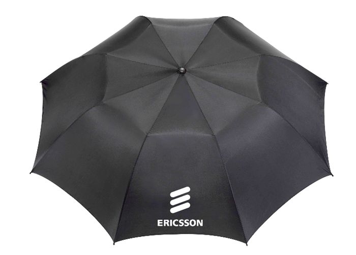 58" Folding Golf Umbrellas - Black