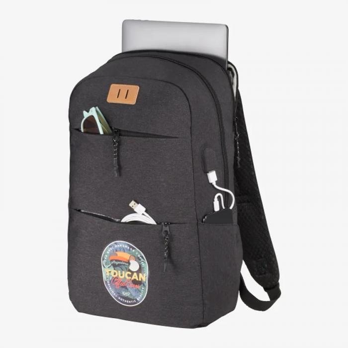 NBN Linden 15 inch Computer Backpack - Charcoal