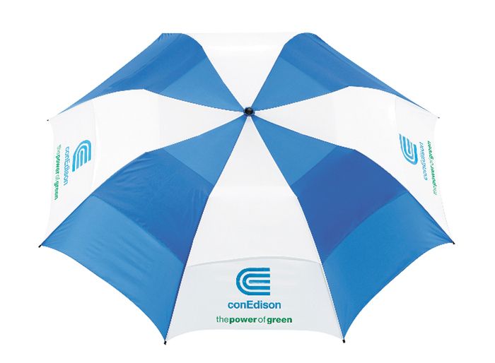 58" Golf Vented Umbrellas - Royal White