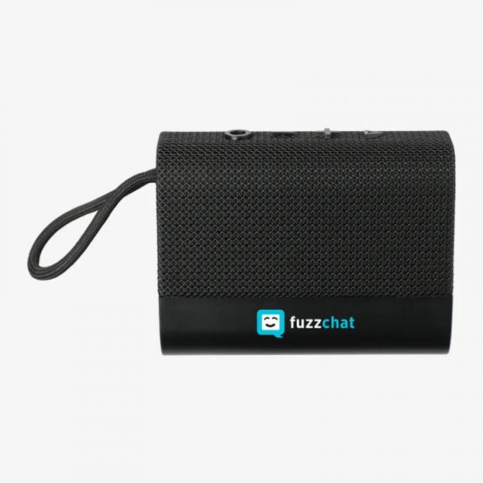 Fabric Banner Waterproof Bluetooth Speaker - Black