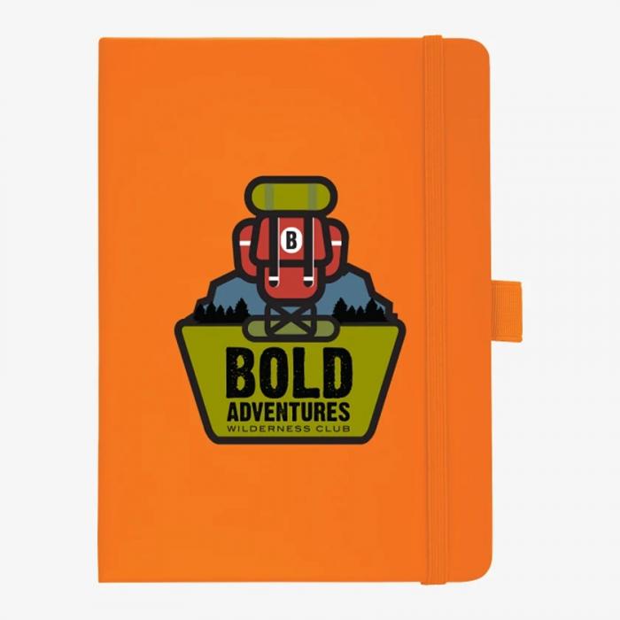 5 x 7 inch Vienna Hard Bound JournalBook - Orange