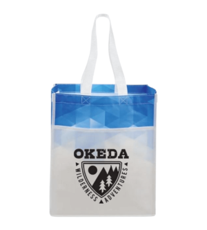 Gradient Laminated Grocery Tote