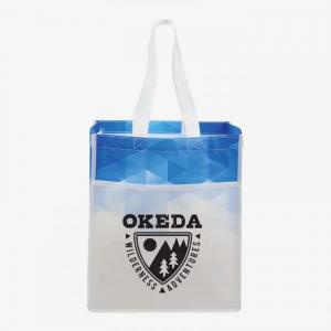 Gradient Laminated Grocery Tote