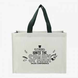 RPET Laminated Matte Non-Woven Shopper Tote