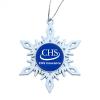 White Snowflake Holiday Ornament