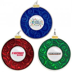 Round Bulb Holiday Ornaments 1
