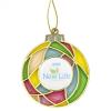 Stained Glass Bulb Holiday Ornament