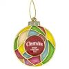 Stained Glass Bulb Holiday Ornament