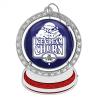 Spinner Snow Globe Holiday Ornament 1