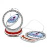 Spinner Snow Globe Holiday Ornament