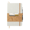 5.5" x 8.5" Recycled Cotton and Cork Bound Notebook