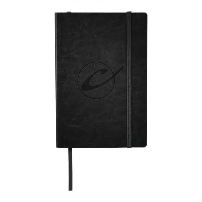 5.5" x 8.5" Abruzzo Soft Bound JournalBook - Black