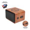 Wood Bluetooth Speaker with Wireless Charging Pad