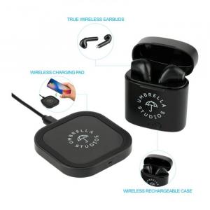 Oros TWS Auto Pair Earbuds & Wireless Charging Pad