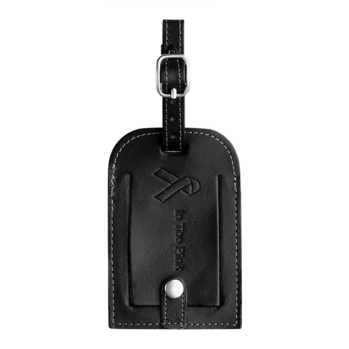 Millennium Leather Identification Tag - Black