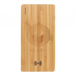 Plank 5000 mAh Bamboo Wireless Power Bank