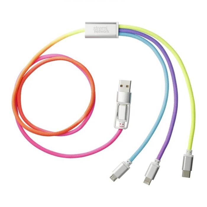 Scoot 5-in-1 Charging Cable - Rainbow