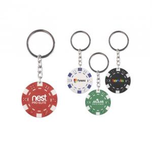 Poker Chip Keychains