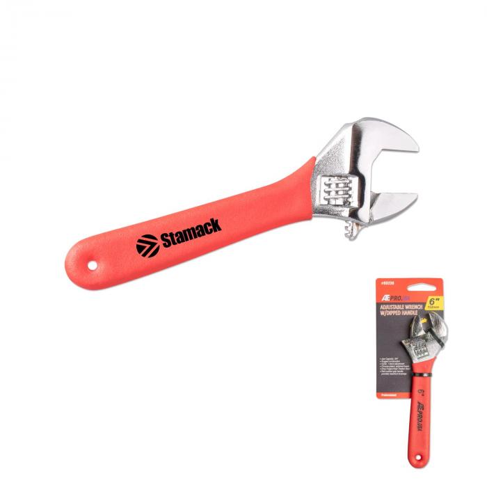 6" Adjustable Wrench - Red 