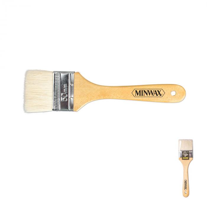 2" Wood Paintbrush - Wood