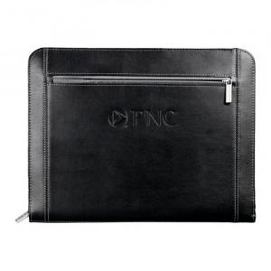 Metropolitan Leather Zippered Padfolio