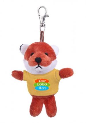 Plush Fox Keychain w/ T-Shirt