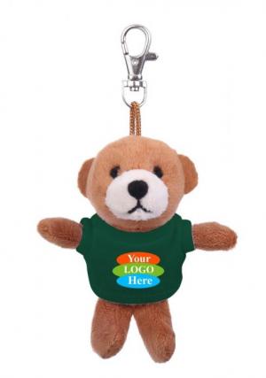 Plush Brown Bear Keychain w/ T-Shirt
