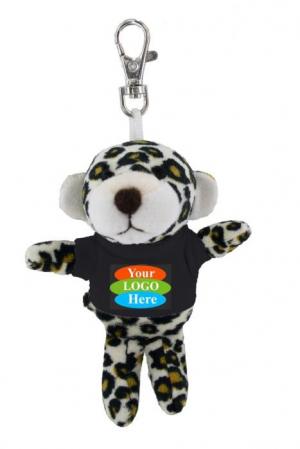 Plush Leopard Keychain w/ T-Shirt