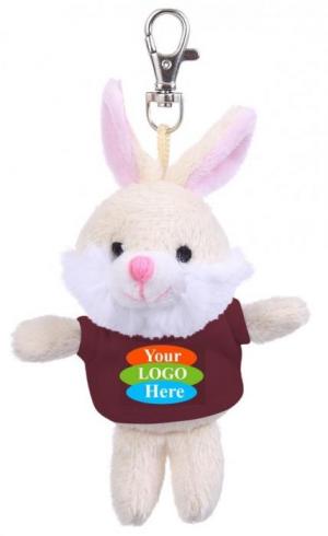 Plush Bunny Keytag