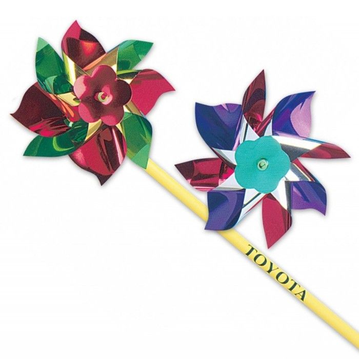 4" Assorted Colored Pinwheels