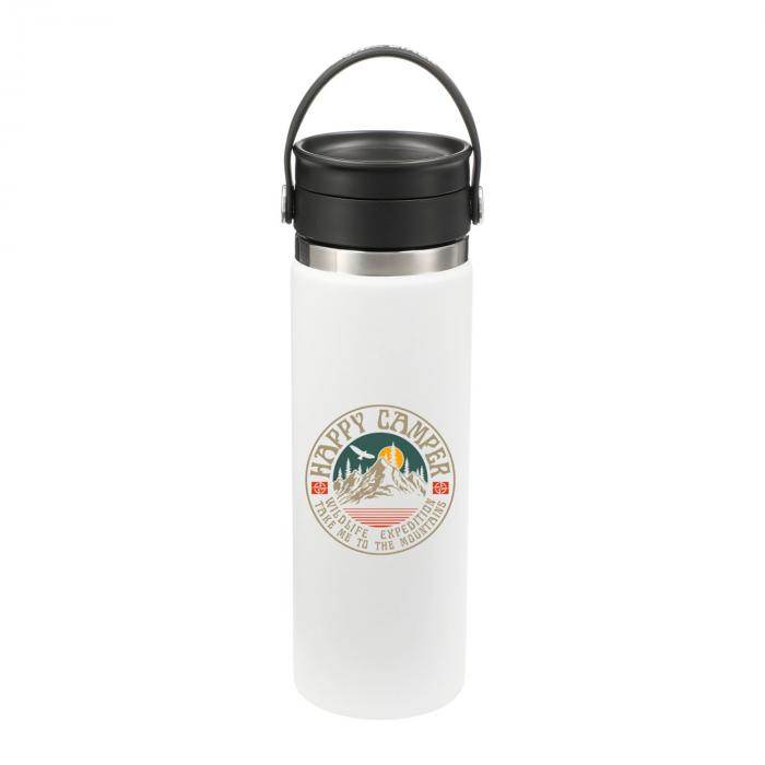 Hydro Flask Wide Mouth With Flex Sip Lid 20oz - White