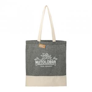 Split Recycled 5oz Cotton Twill Convention Tote