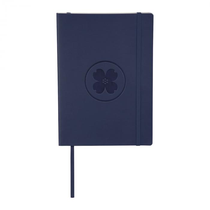 6.75" x 9.5" FSC Mix Pedova Large Ultra Soft JournalBook - Navy
