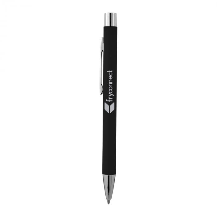 The Maven Soft Touch Metal Pen - Black