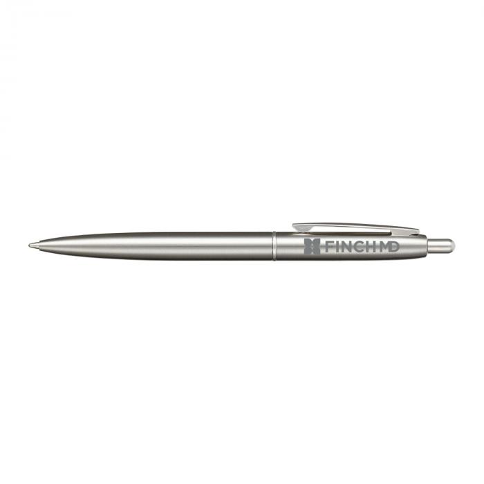 Recycled Stainless Steel Ballpoint Pen - Silver
