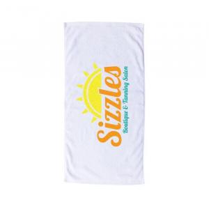White Coastal Beach Towel 30X60