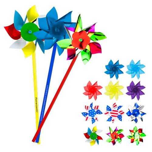 4" Plastic Fun Pinwheels