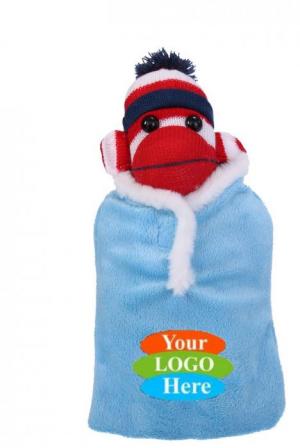 Patriotic Sock Monkey in Baby Sleeping Bag 16"