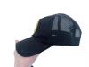 Black Mesh Cap - Side View 2