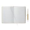 5" x 7" Organic Cotton Bound Notebook w/Pen
