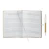 5" x 7" Organic Cotton Bound Notebook w/Pen