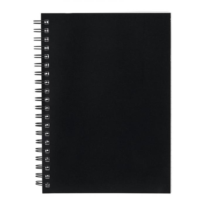 5” x 7” Mineral Stone Field Spiral Notebook - Black