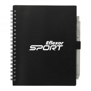 5.5” x 7” FSC Recycled Spiral Notebook w/ RPET Pen