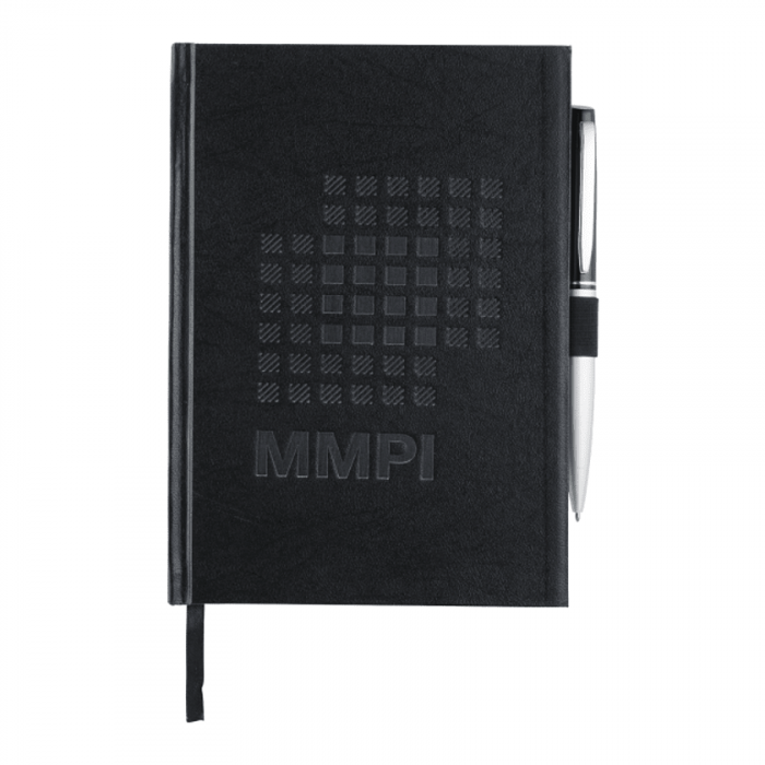 5" x 7" Executive Bound JournalBook - Black