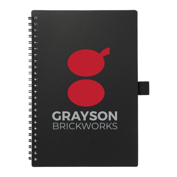 5.7" x 8.5" FUNCTION Erasable Notebook - Black