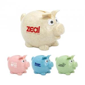 Wheat Straw Piggy Bank