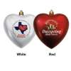 Personalized Heart Shatterproof Ornaments