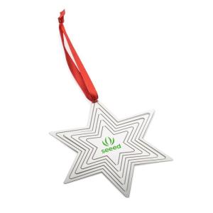 Glittering Celebrate Star Pop Out Ornament